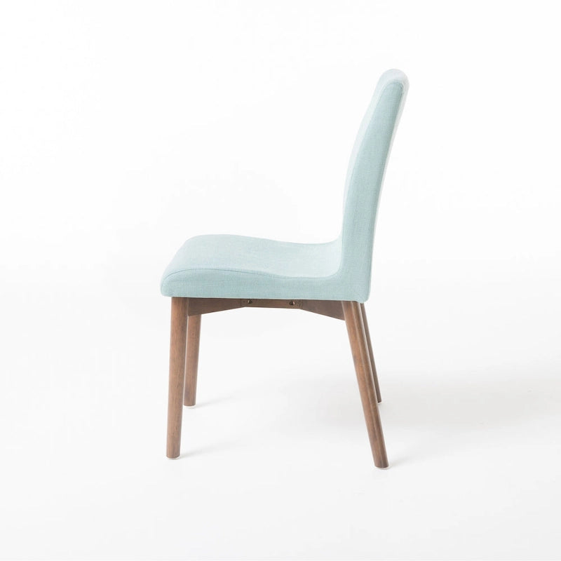 Chaise de salle à manger en tissu de style Mid-Century (lot de 2) par