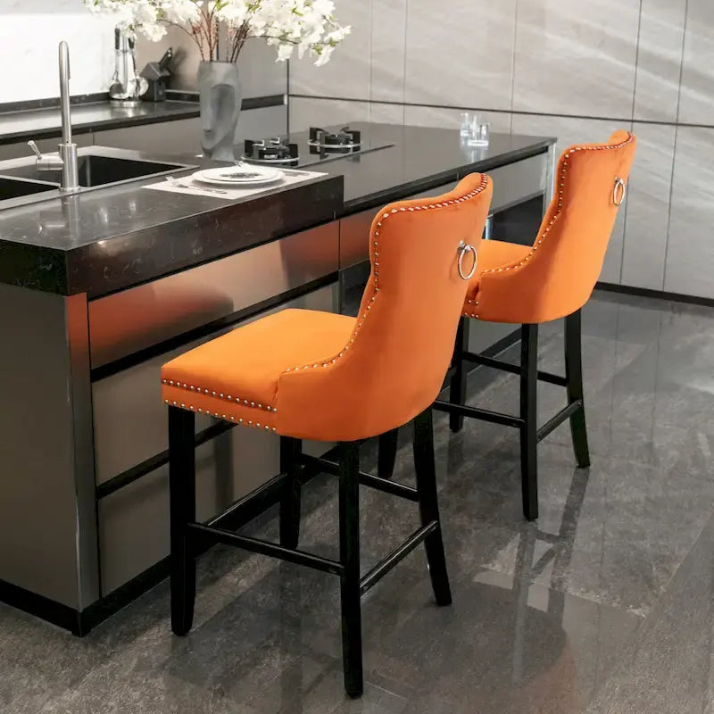 Tabourets de bar style loisirs, lot de 2