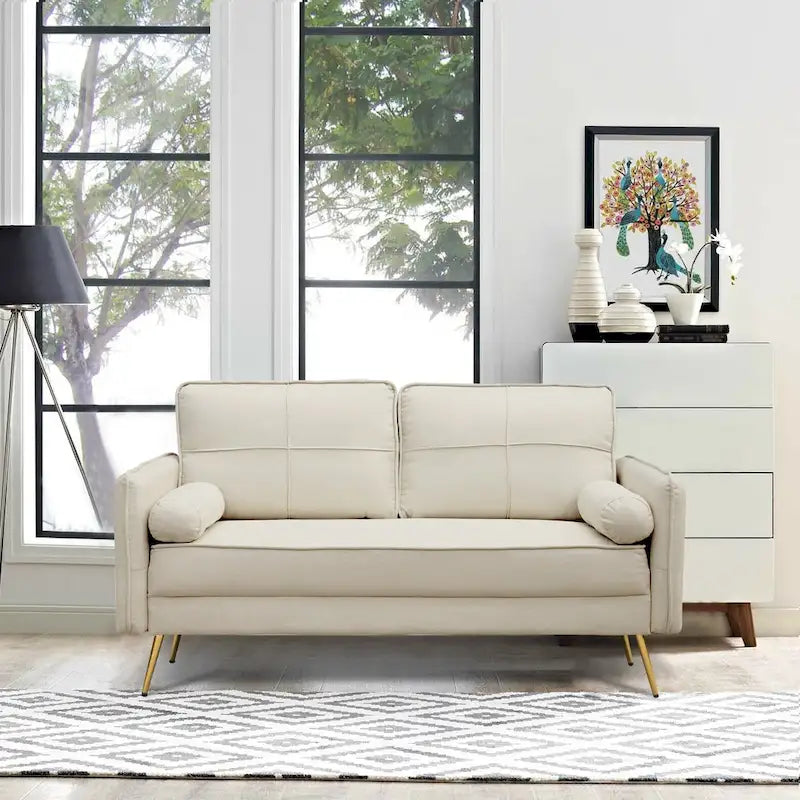 Round Arm Loveseat