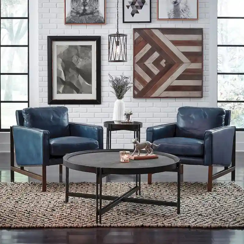Fauteuil club en cuir pour la maison