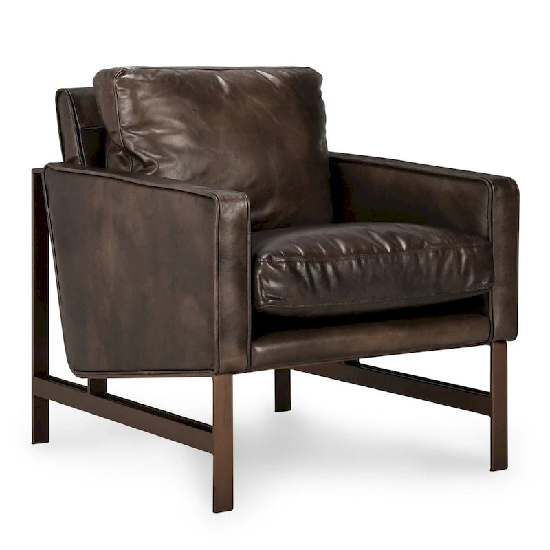 Fauteuil club en cuir pour la maison