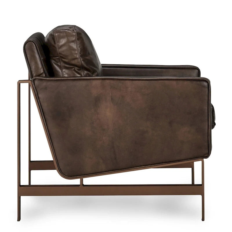 Fauteuil club en cuir pour la maison