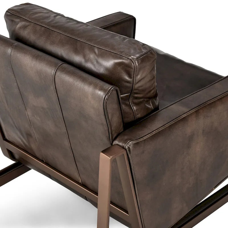 Fauteuil club en cuir pour la maison