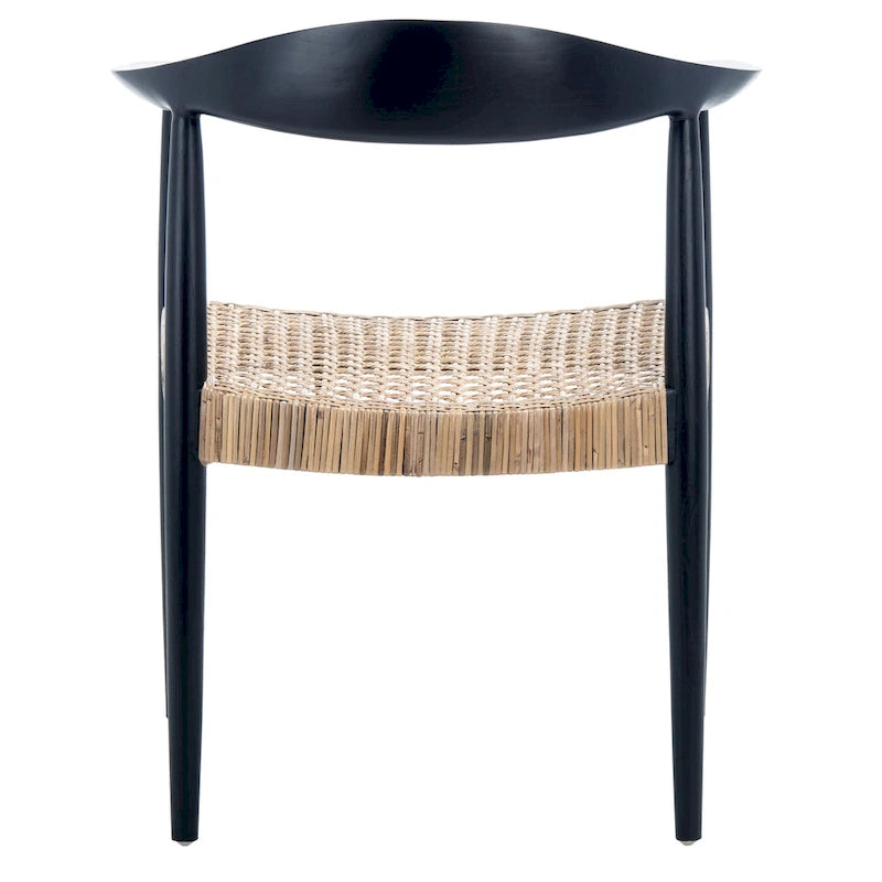 Fauteuil d'appoint en rotin d'écorce - 24.8 L x 18.9 P x 30.7 H - 25Lx19Px31H
