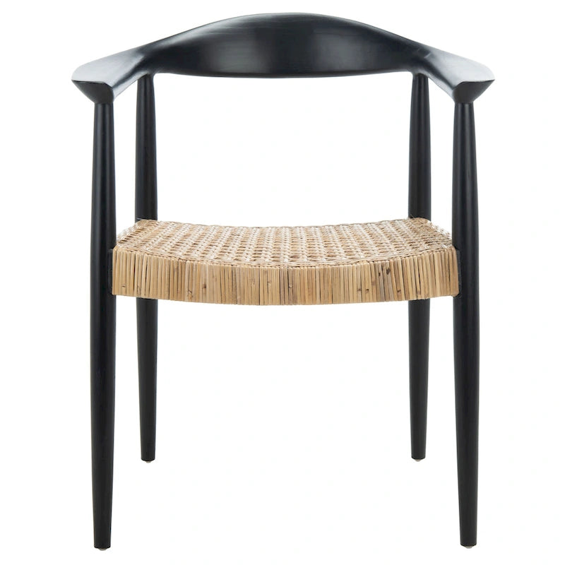 Fauteuil d'appoint en rotin d'écorce - 24.8 L x 18.9 P x 30.7 H - 25Lx19Px31H