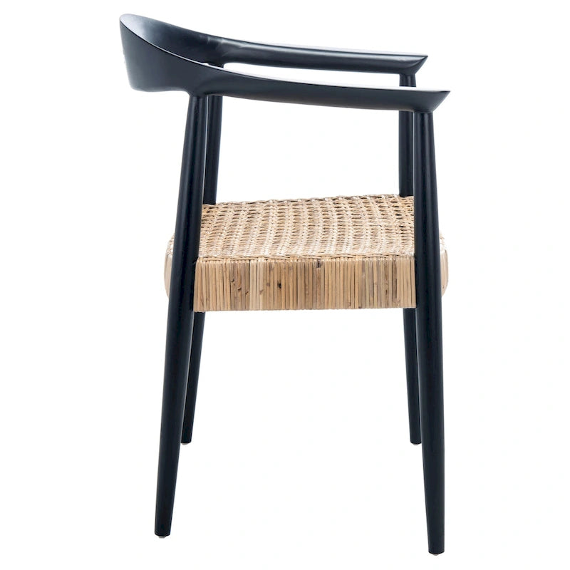 Fauteuil d'appoint en rotin d'écorce - 24.8 L x 18.9 P x 30.7 H - 25Lx19Px31H