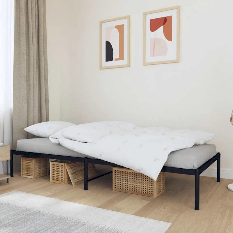 Cadre de lit en métal, sans matelas