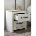 Signature Design by Ashley Linnocreek White/Brown Nightstand