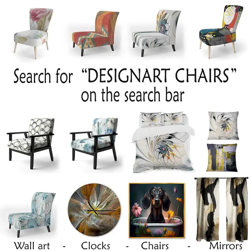 Fauteuil d'appoint abstrait rembourré brun chocolat et fauteuil moderne et contemporain