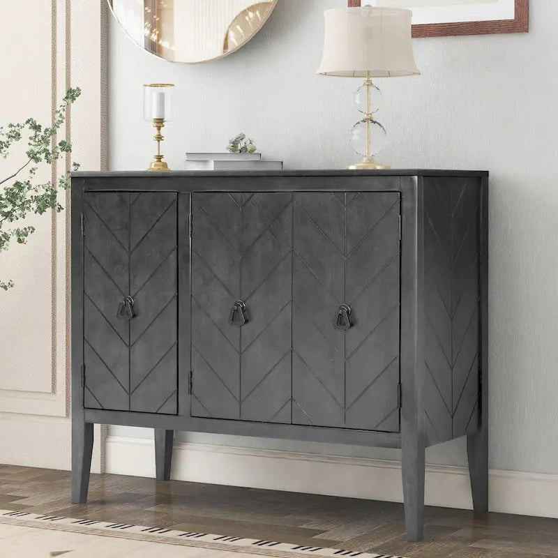 37 Bahut de cuisine de style vintage avec armoire de rangement