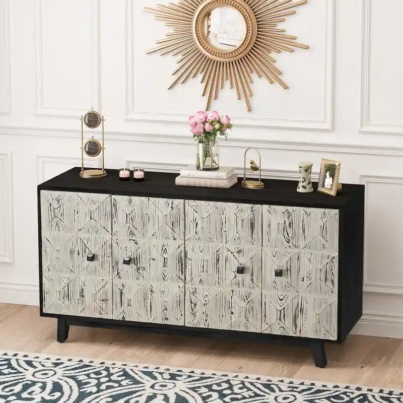 59.84 Buffet vintage 4 portes