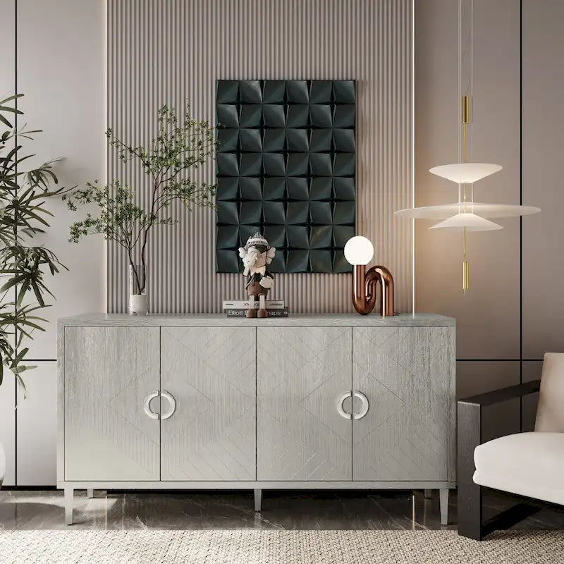Armoire de rangement 4 portes