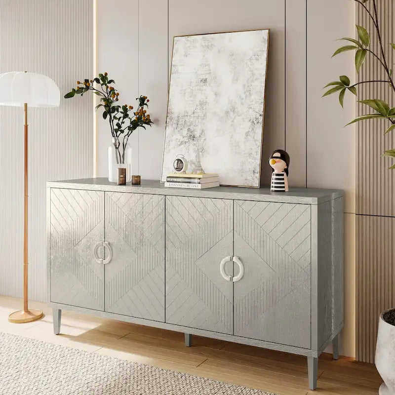 Armoire de rangement 4 portes