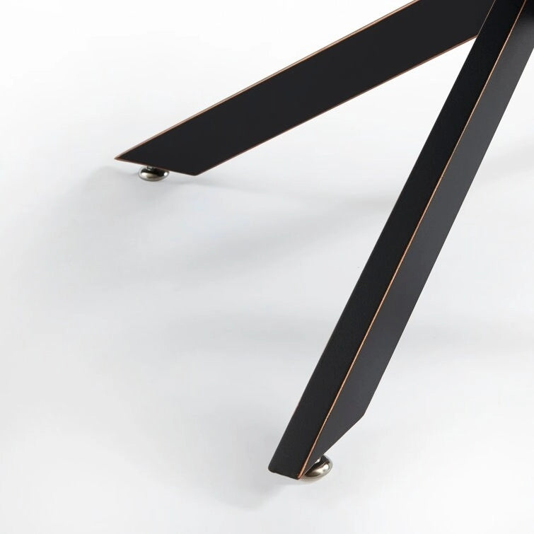 Table basse ronde de 35,4 avec plateau en verre