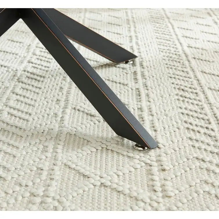 Table basse ronde de 35,4 avec plateau en verre